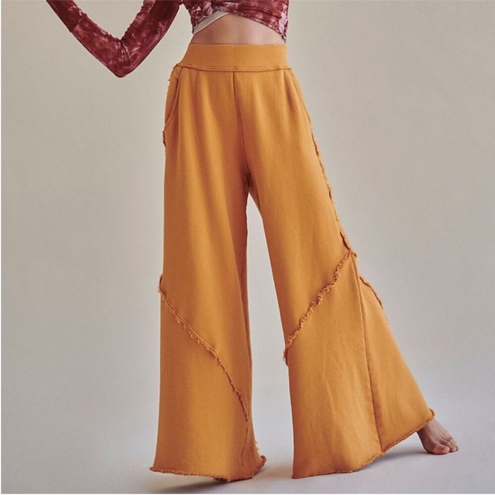 Free people free spirit wide leg sweatpants